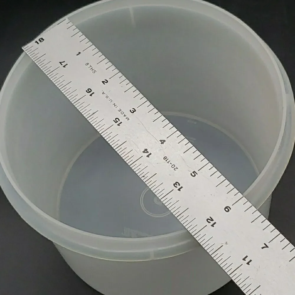 Vintage Tupperware Container 264-2 with 227-27 Almond Lid Retro Kitchen 1954